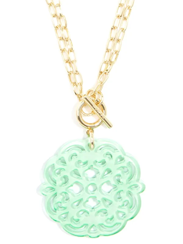 Allure Resin Pendant Necklace | ZENZII Discount