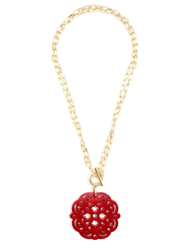 Allure Resin Pendant Necklace | ZENZII Discount