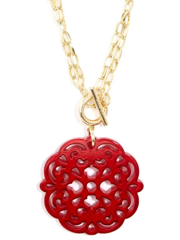 Allure Resin Pendant Necklace | ZENZII Discount