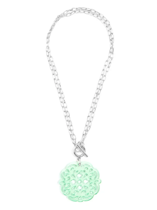 Allure Resin Pendant Necklace | ZENZII Discount