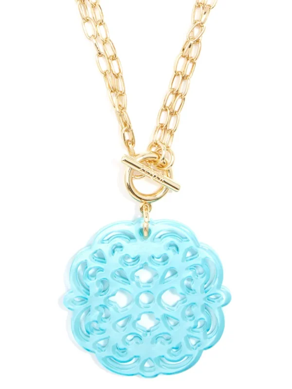 Allure Resin Pendant Necklace | ZENZII Discount