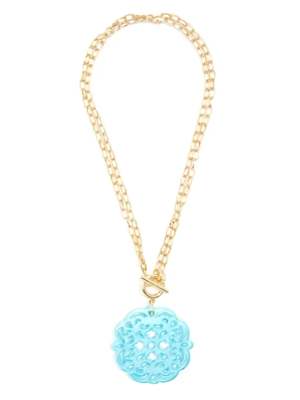 Allure Resin Pendant Necklace | ZENZII Discount