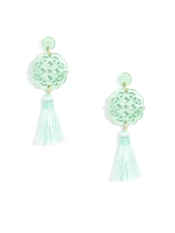 Allure Tassel Drop Earring | ZENZII Discount
