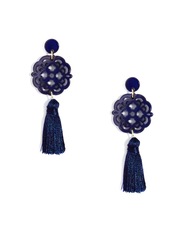 Allure Tassel Drop Earring | ZENZII Discount