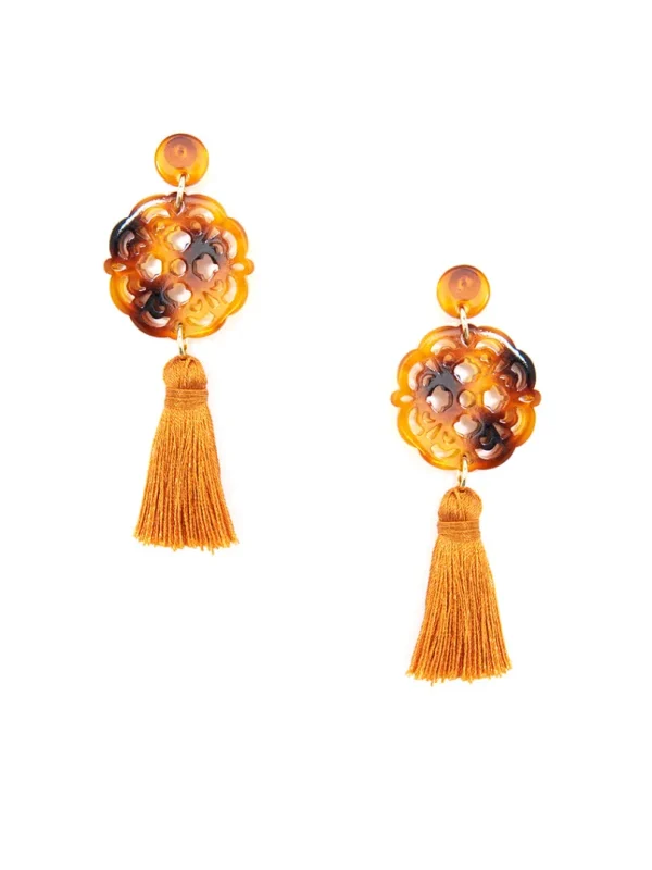 Allure Tassel Drop Earring | ZENZII Discount