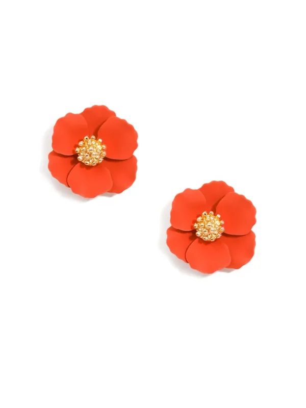 Amelia Mini Flower Stud Earring | ZENZII Sale