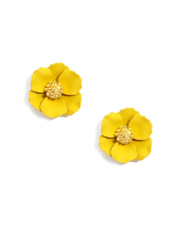 Amelia Mini Flower Stud Earring | ZENZII Sale