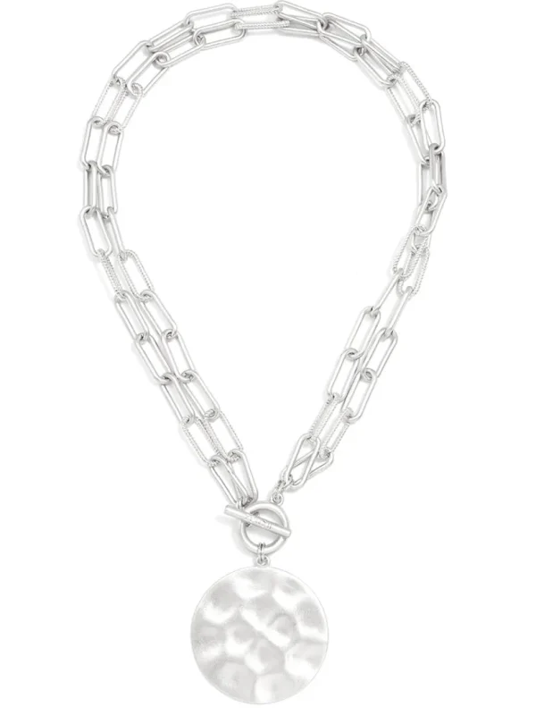 Angela Double Strand Coin Necklace | ZENZII Outlet