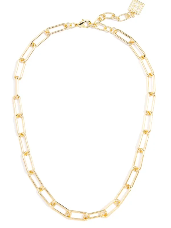 Angela Paperclip Link Collar Necklace | ZENZII Outlet