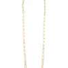 Angela Paperclip Link Long Necklace | ZENZII Discount