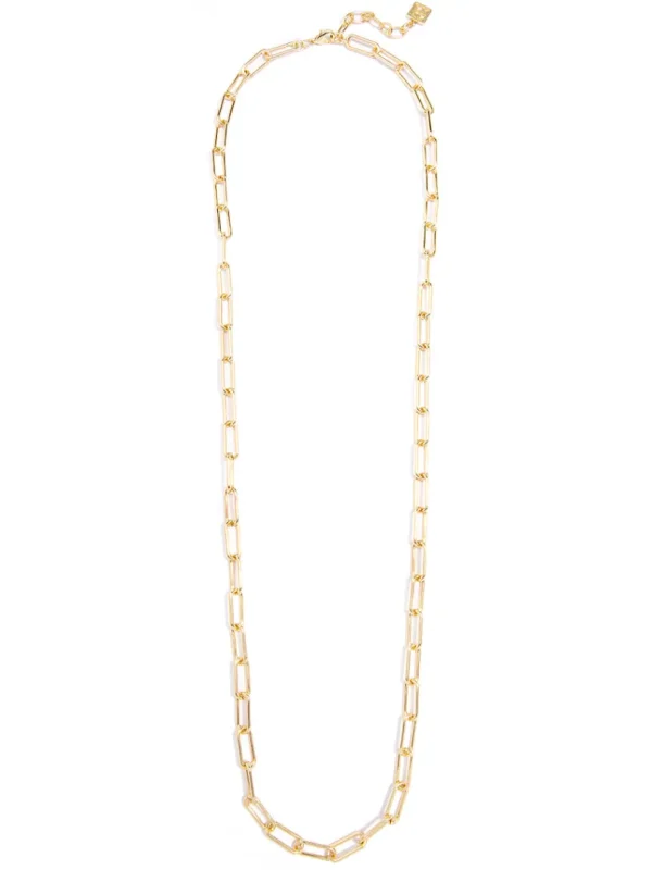 Angela Paperclip Link Long Necklace | ZENZII Discount