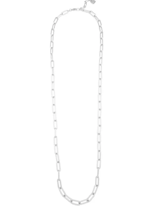 Angela Paperclip Link Long Necklace | ZENZII Discount