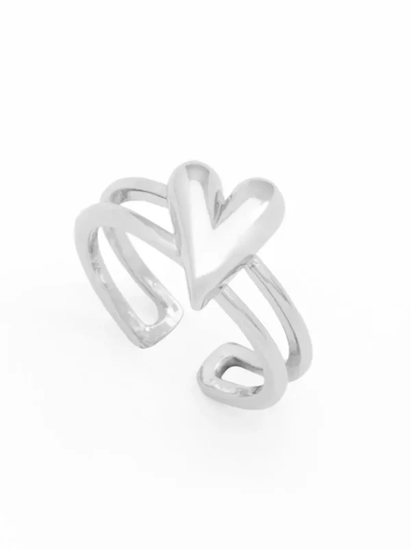 Aurea Heart Adjustable Ring | ZENZII Online