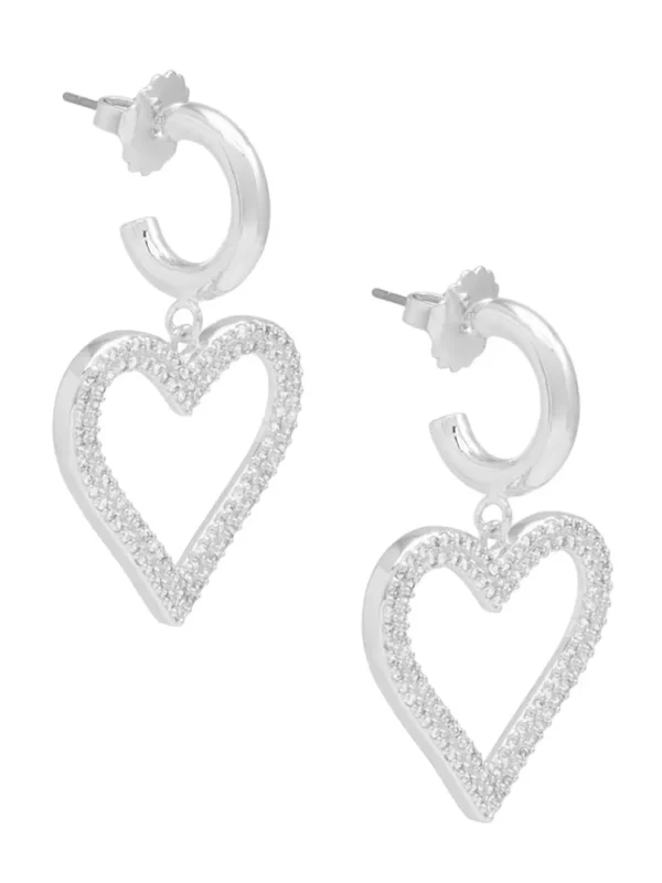 Aurea Heart Drop Earring | ZENZII Fashion