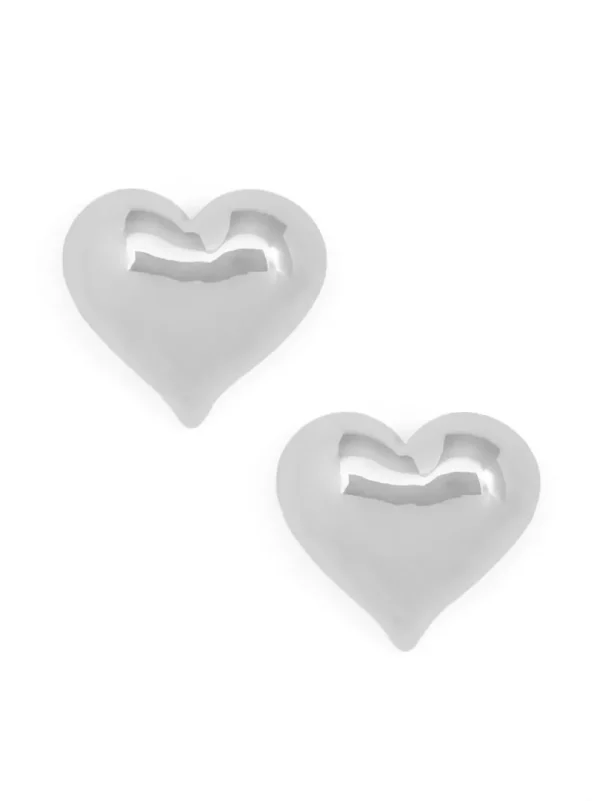 Aurea Heart Stud Earring | ZENZII Clearance