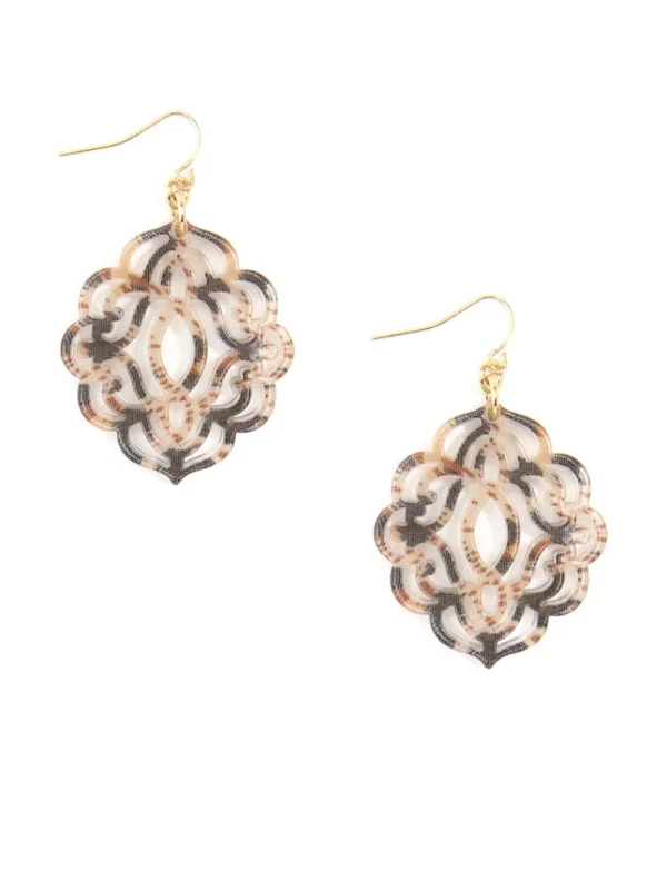 Baroque Drop Earring | ZENZII Discount