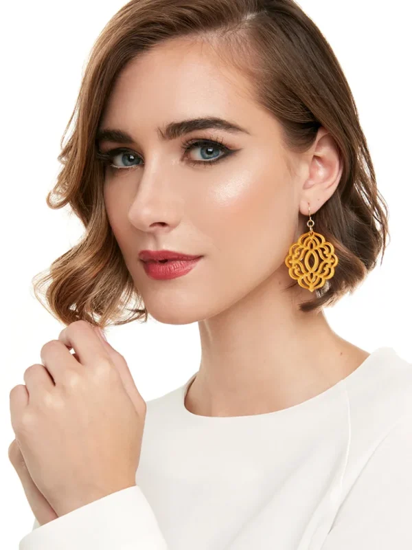 Baroque Drop Earring | ZENZII Discount
