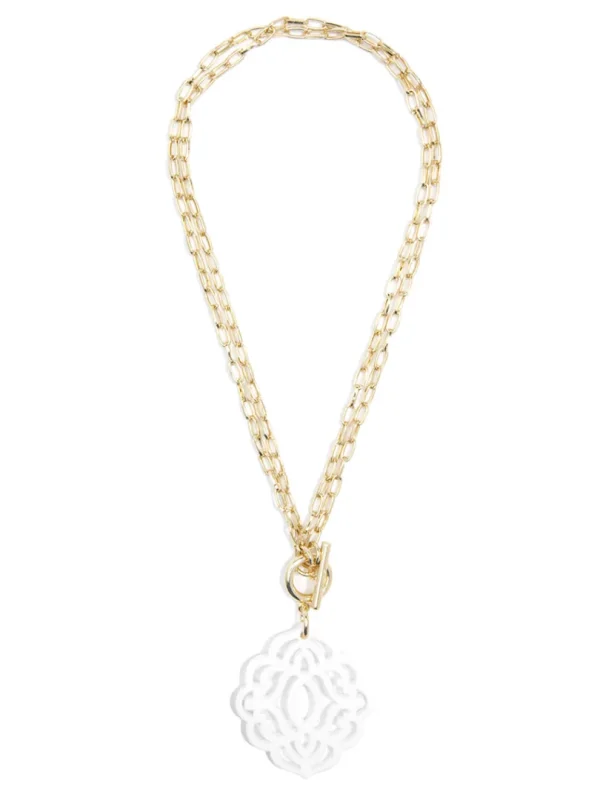 Baroque Pendant Necklace | ZENZII Clearance
