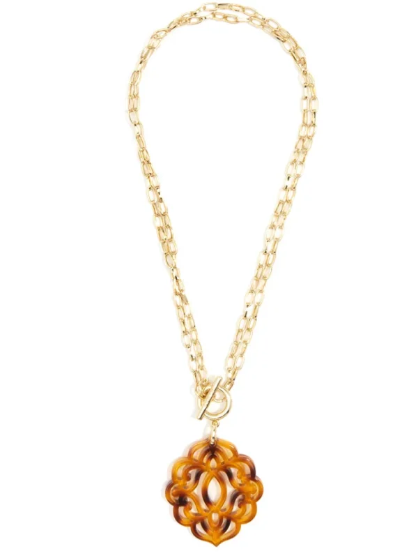 Baroque Pendant Necklace | ZENZII Clearance