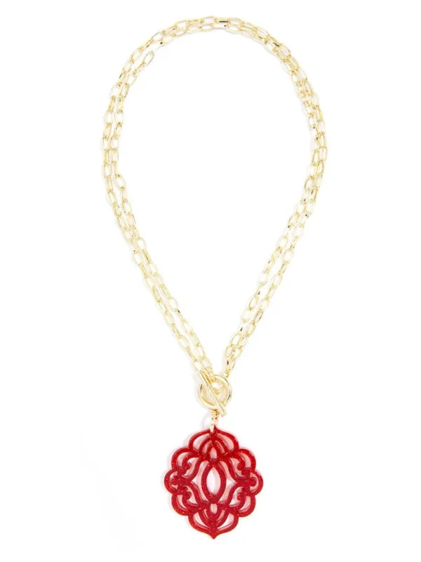 Baroque Pendant Necklace | ZENZII Clearance