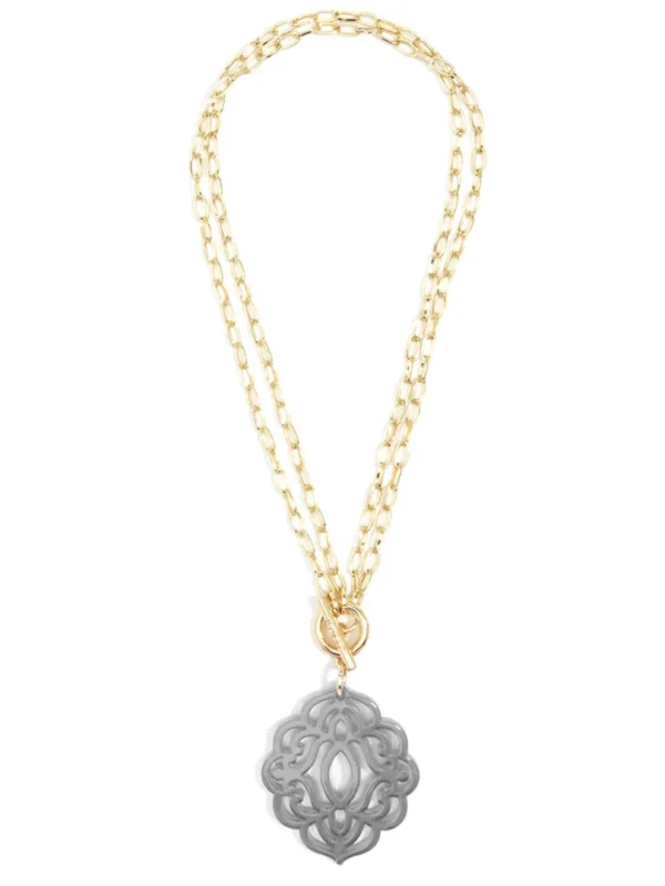 Baroque Pendant Necklace | ZENZII Clearance