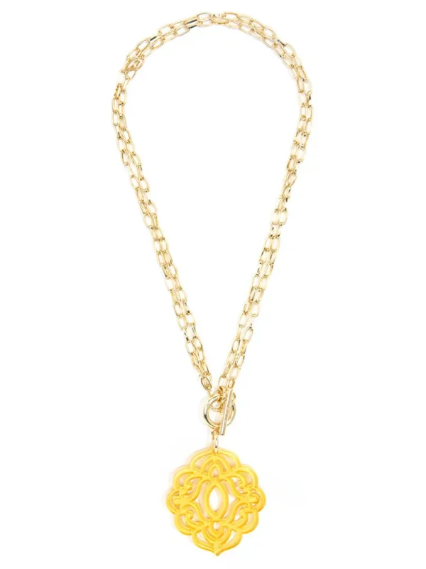 Baroque Pendant Necklace | ZENZII Clearance