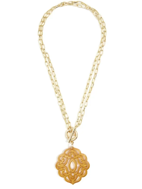 Baroque Pendant Necklace | ZENZII Clearance