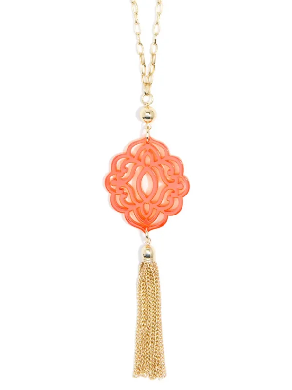 Baroque Tassel Necklace | ZENZII Outlet