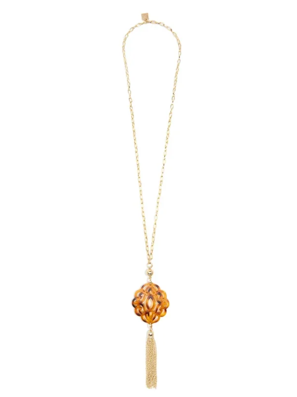 Baroque Tassel Necklace | ZENZII Outlet