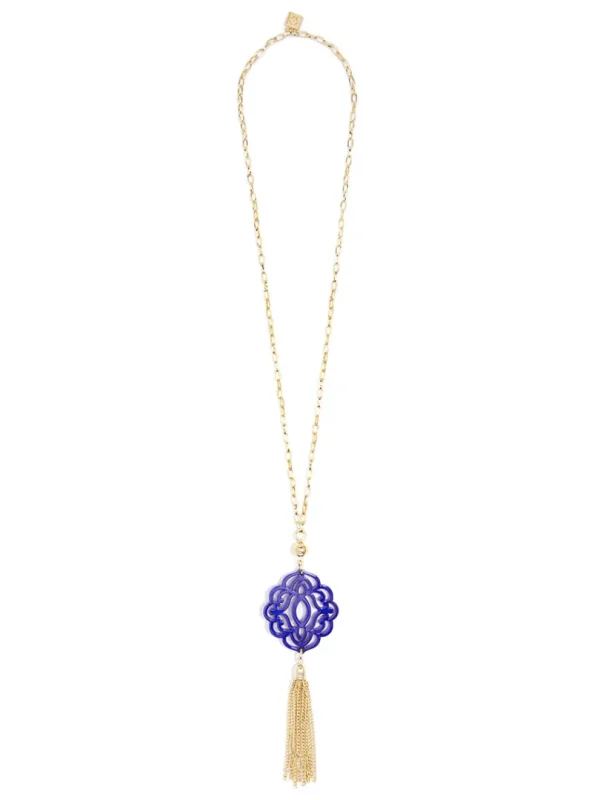Baroque Tassel Necklace | ZENZII Outlet
