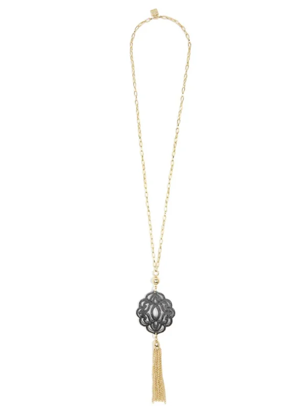 Baroque Tassel Necklace | ZENZII Outlet
