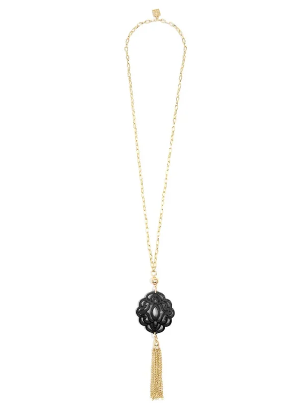Baroque Tassel Necklace | ZENZII Outlet