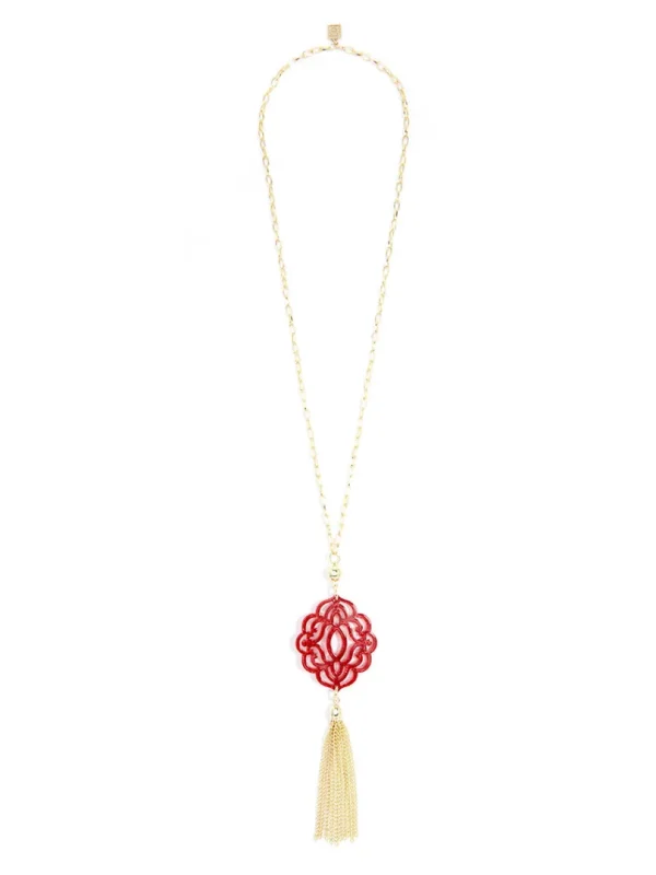 Baroque Tassel Necklace | ZENZII Outlet