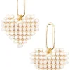 Bead of My Heart Pearl Drop Earring | ZENZII New