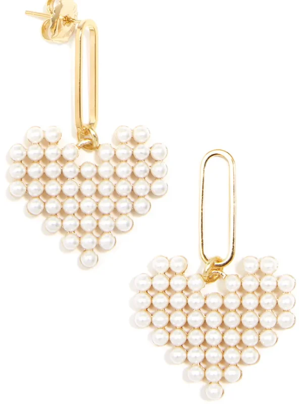 Bead of My Heart Pearl Drop Earring | ZENZII New