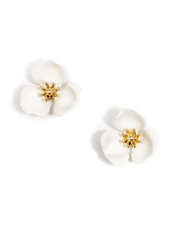 Blooming Lotus Stud Earring | ZENZII Best