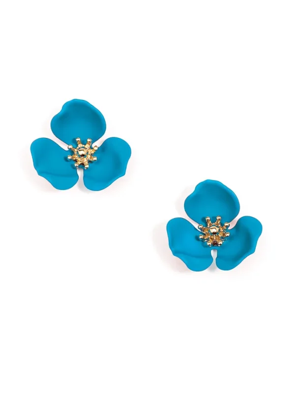 Blooming Lotus Stud Earring | ZENZII Best