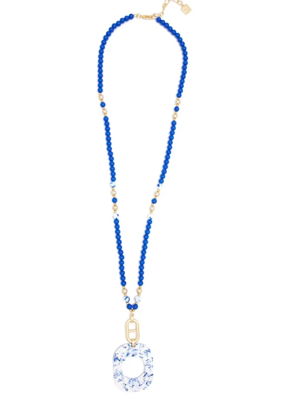 Marbled Acetate Pendant Necklace | ZENZII New
