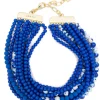 Marbled Beaded Collar Necklace | ZENZII Online