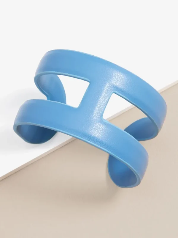 Bohemian Flair Faux Leather Cuff Bracelet | ZENZII Fashion