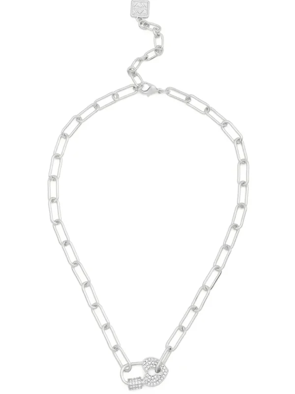 Carina Lock Charm Necklace | ZENZII Hot