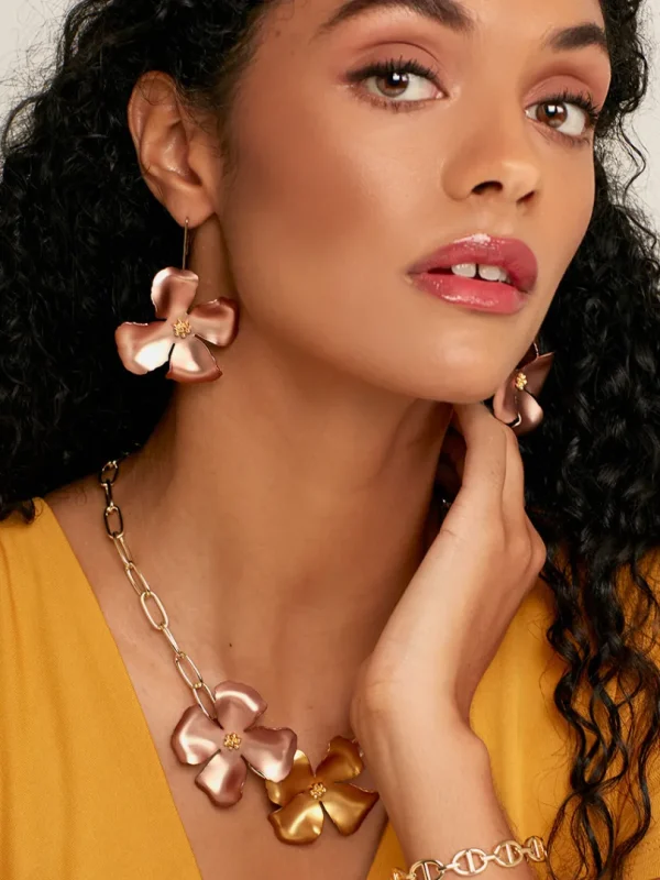 Chroma Metals Chain Collar Necklace | ZENZII Clearance