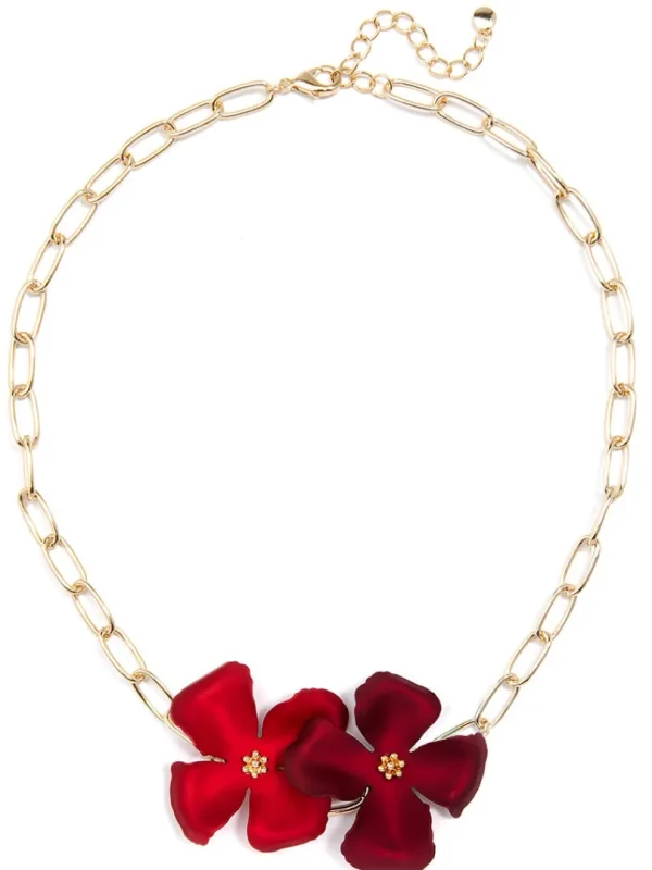 Chroma Metals Chain Collar Necklace | ZENZII Clearance
