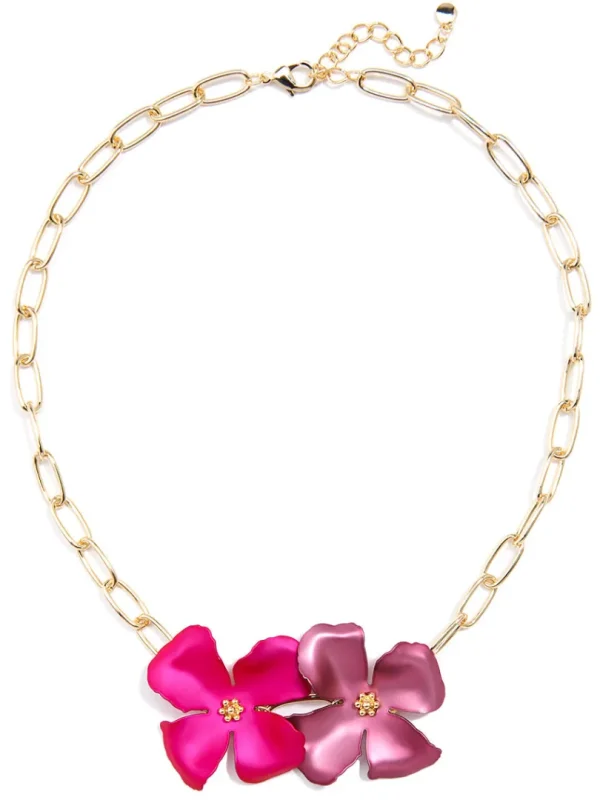 Chroma Metals Chain Collar Necklace | ZENZII Clearance