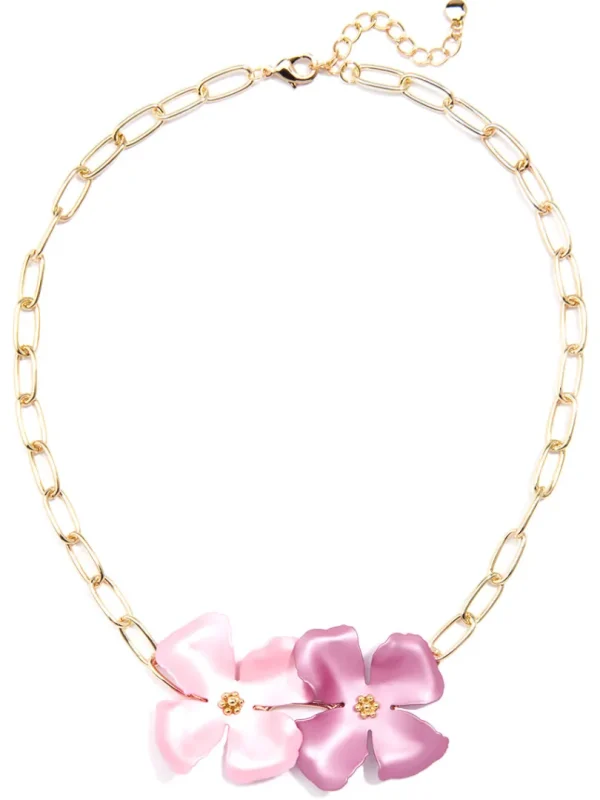 Chroma Metals Chain Collar Necklace | ZENZII Clearance