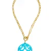Circle Scroll Necklace | ZENZII Hot