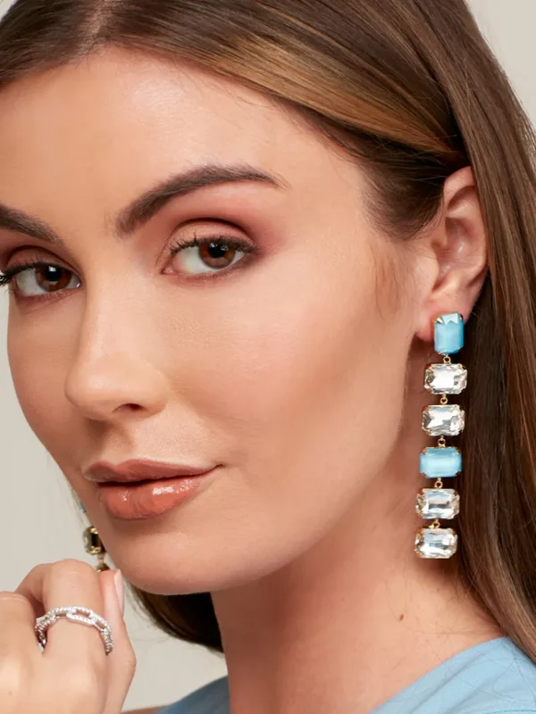 Crystal Muse Drop Earring | ZENZII Online