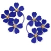 Daisy Drop Hoop Earring | ZENZII Fashion