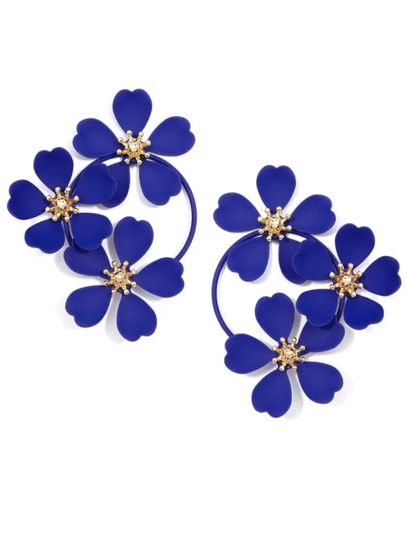 Daisy Drop Hoop Earring | ZENZII Fashion