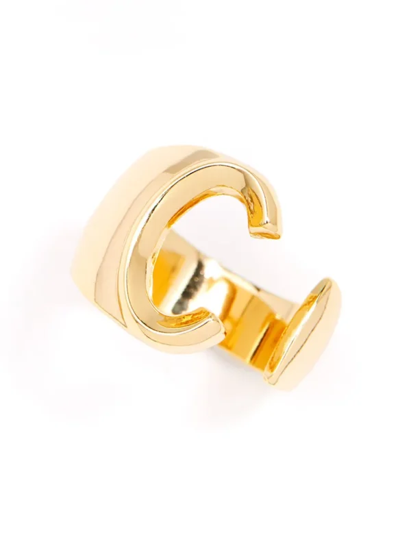 Emma Initial Ring | ZENZII Online
